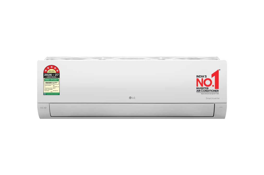 LG 5 Star (1.5) Split AC, AI Convertible 6-in-1, Diet Mode+, HimClean, Energy Manager+, ThinQ(WI-FI), 5.1 kW, 2026 Model — AS-Q19YWZE2 — product view