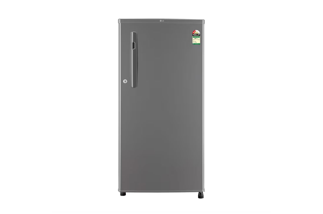 LG 185L, 2 Star, Dim Grey Finish, Direct Cool Single Door Refrigerator — GL-B199ODGC — product view