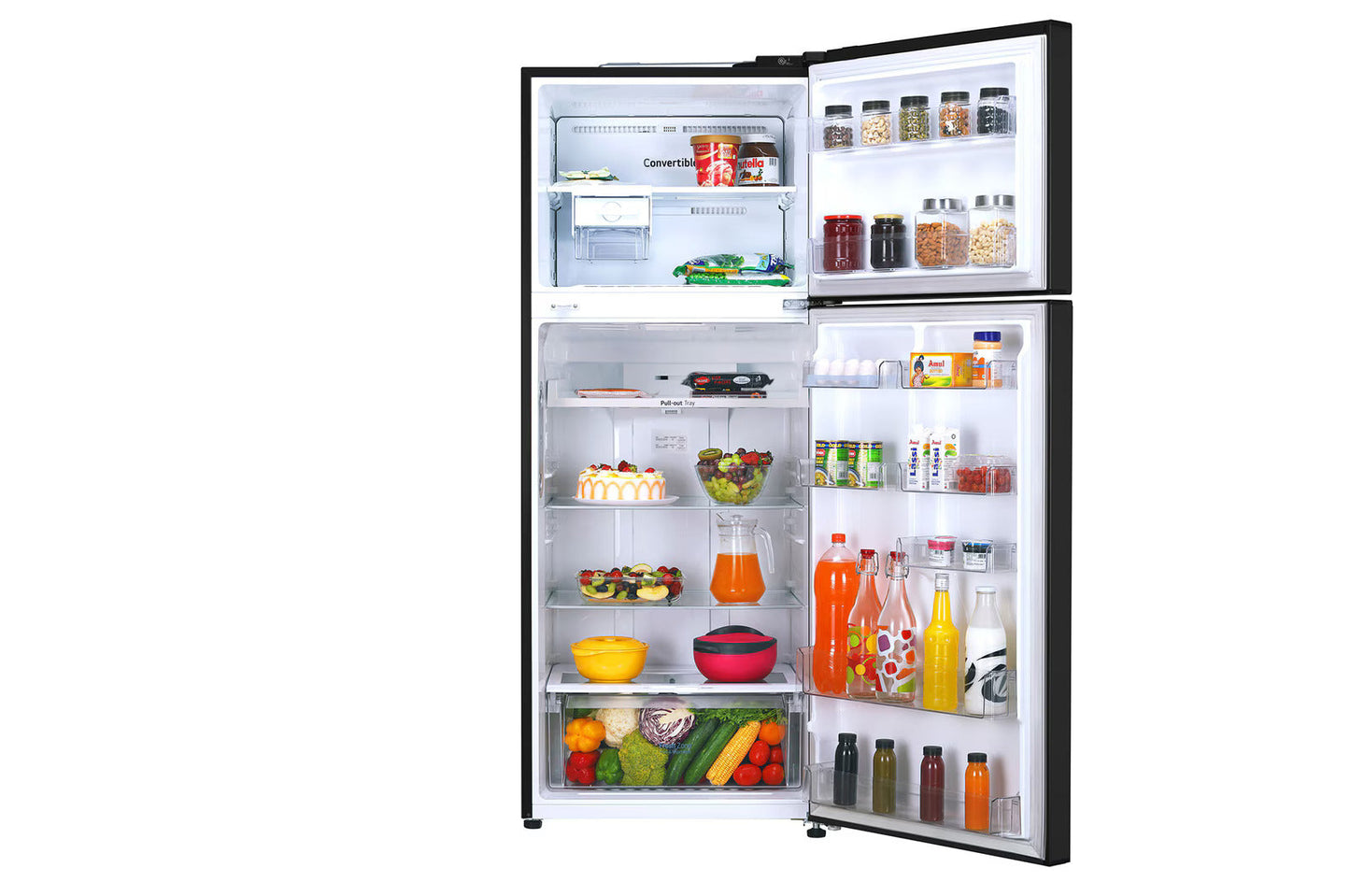 LG GL-T502CESR 446L Double Door Refrigerator with Smart Inverter Compressor & DoorCooling+™ – Ebony Sheen