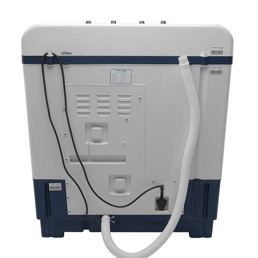 Voltas Beko WTT70DBLT 7 kg Semi-Automatic Top Loading Washing Machine Appliance, Double Waterfall (Sky Blue)