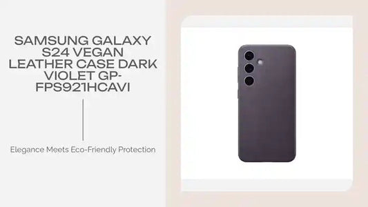 Samsung Galaxy S24 Vegan Leather Case Dark Violet GP-FPS921HCAVI