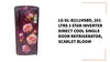 LG GL-B211HSBD, 201 Ltrs 3 Star Inverter Direct Cool Single Door Refrigerator, Scarlet Bloom