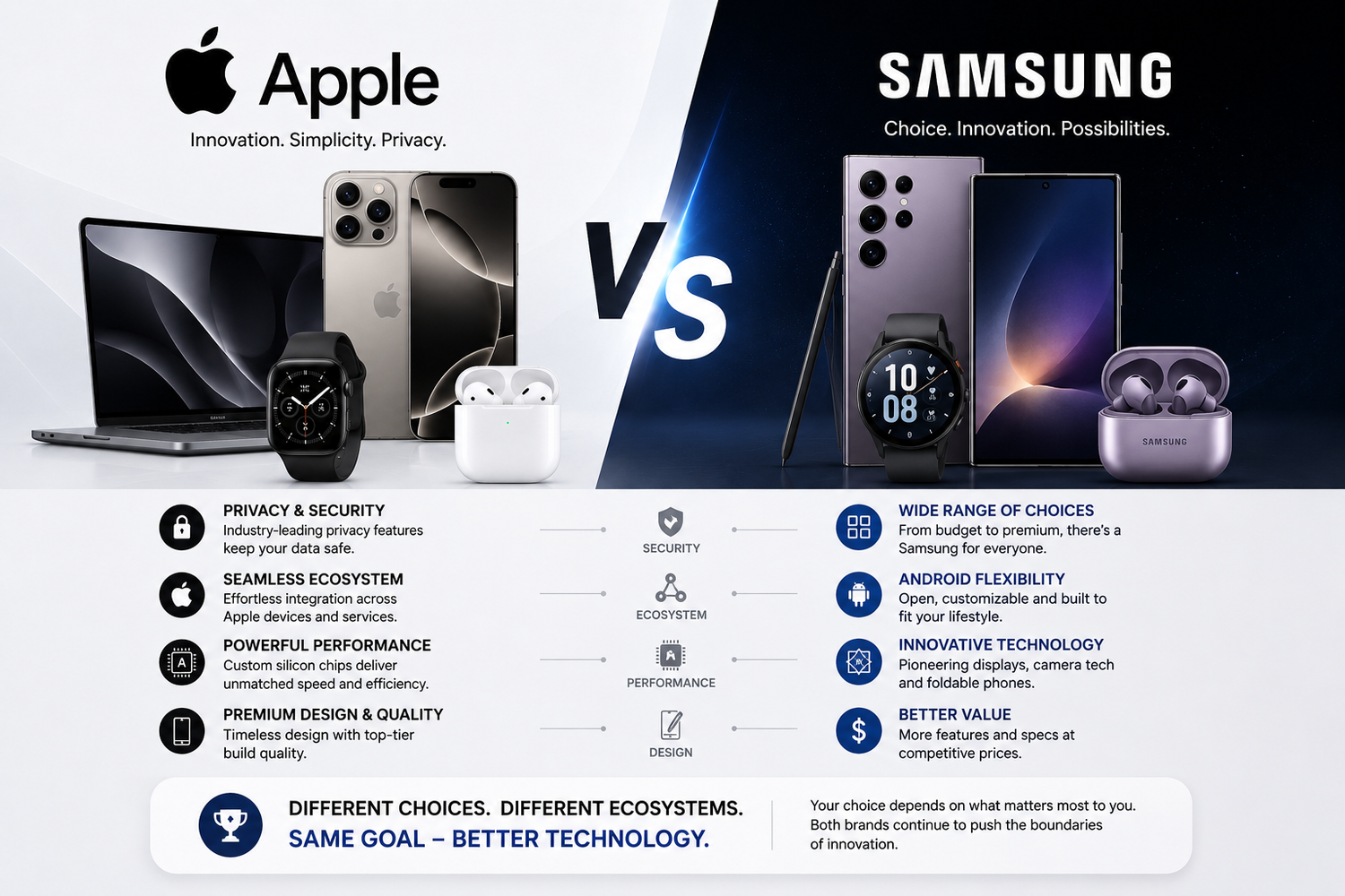 Apple vs Samsung: Which Smartphone Brand Is Better for You?