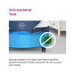 Godrej CL EDGE CBPD 107 RBFN5 DKGR 87 Litre Desert Air Cooler (Dark Grey, Mechanical Control, 4-Way Air Deflection, 18-Inch Fan, Inverter Compatible)
