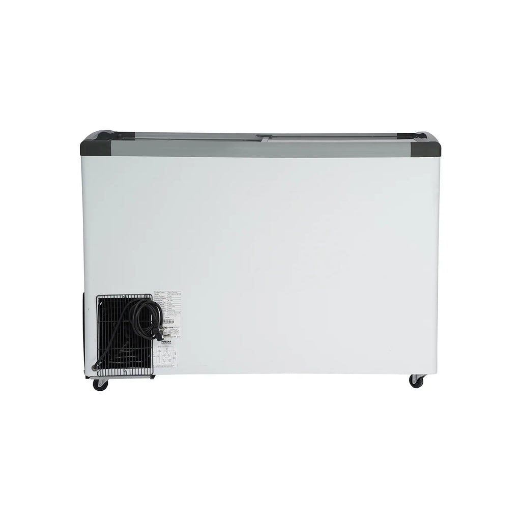 Voltas GT340GA5-W-G3 275L 5 Star Glass Top Deep Freezer (Convertible, Dual Temperature, Anti-Corrosive Body)