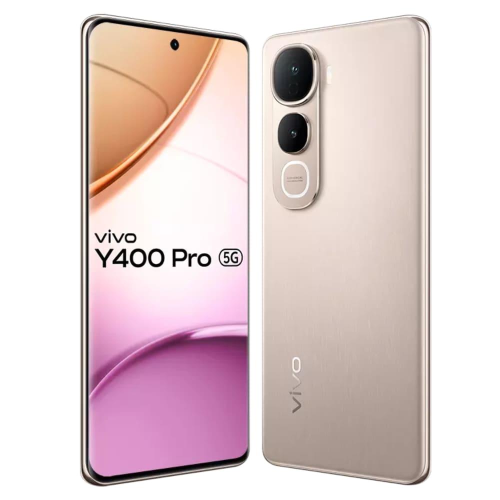 Vivo Y400 Pro 5G 128 GB, 8 GB RAM, Fest Gold, Mobile Phone