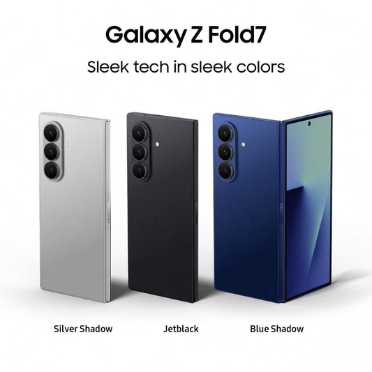 Samsung Galaxy Z Fold7 5G 256 GB, 12 GB RAM, Blue Shadow, Mobile Phone