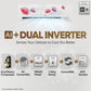 LG US-Q19FWZE 1.5 Ton 5 Star AI+ Convertible 6-in-1 Dual Inverter Split AC (Wi-Fi, Energy Manager+, HD Filter, Copper, White Floral, R32)