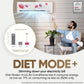 LG US-Q19FWZE 1.5 Ton 5 Star AI+ Convertible 6-in-1 Dual Inverter Split AC (Wi-Fi, Energy Manager+, HD Filter, Copper, White Floral, R32)