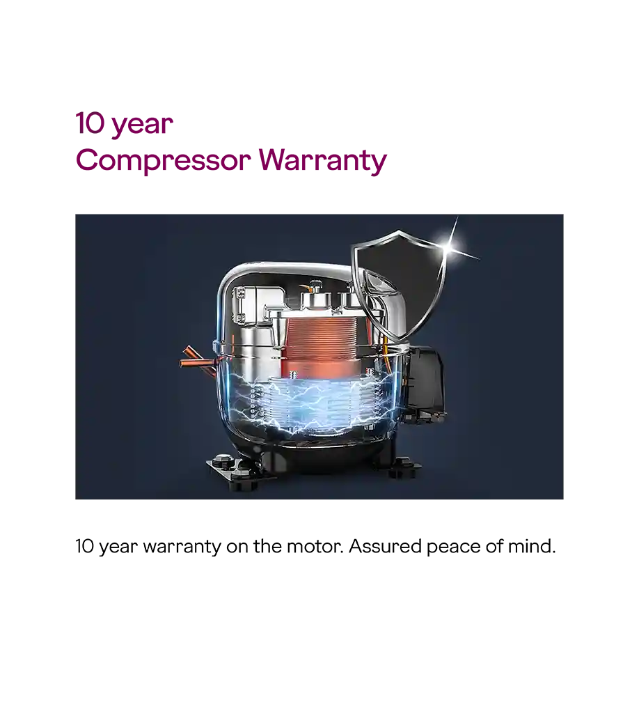 Godrej RT EONVIBE 366B RCIT CH GD Convertible - Double Door Frost Free 330 Litre Champagne Gold