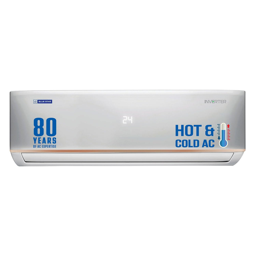Blue Star IC324DNUHC 2 Ton 3 Star Hot and Cold Inverter Split AC (Copper,4 Way Swing, White)