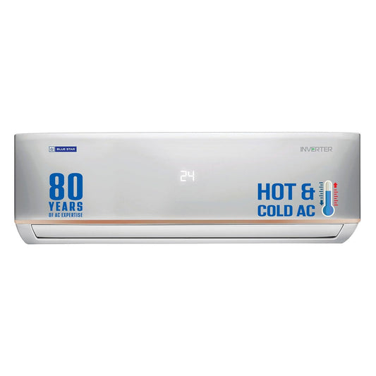 Blue Star IC324DNUHC 2 Ton 3 Star Hot and Cold Inverter Split AC (Copper,4 Way Swing, White)