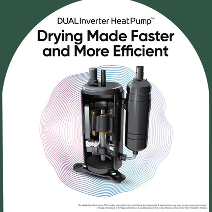 LG FWT1310BG WashTower 13 Kg/10 Kg Washer Dryer Combo | AI Direct Drive, Dual Inverter Heat Pump, Wi-Fi Enabled, Steam+, Central Control Panel | Natural Beige & Green