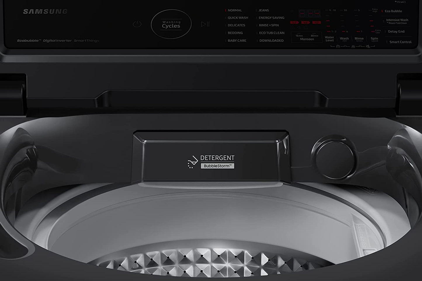 Samsung 8 Kg Ecobubble Wi-Fi Inverter Fully Automatic Top Load Washing Machine WA80BG4542BDTL