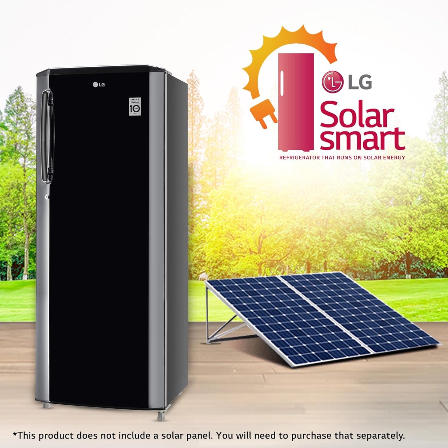 LG GL-B281BESX 261L 3 Star Direct Cool Single Door Refrigerator | Smart Inverter | Ebony Sheen | Suraj Electronics Delhi NCR