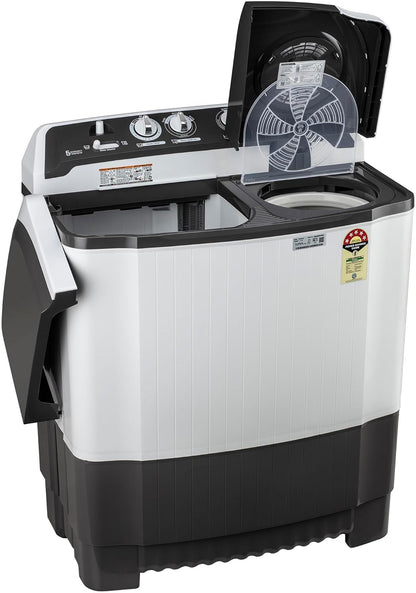 LG P7510RGAZ 7.5 kg 5 Star Semi-Automatic Washing Machine | Wind Jet Dry | Roller Jet Pulsator | Suraj Electronics Delhi NCR