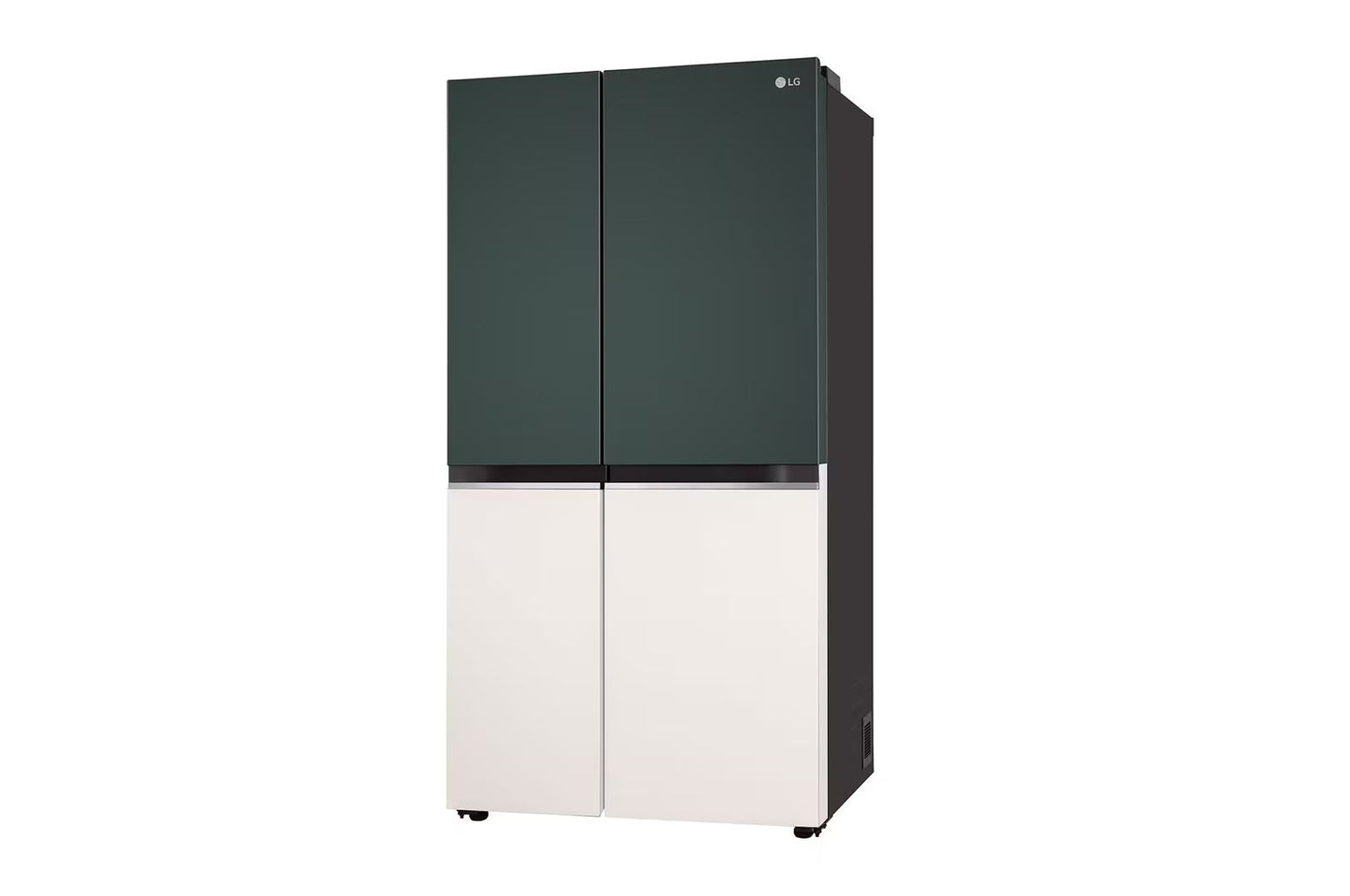 LG GL-B257EET3 650L Side-By-Side Refrigerator with Door Cooling+™, WiFi Convertible, Smart Diagnosis