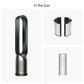 Dyson Air Purifier Cool PC1 (TP11) Black / Nickel| HEPA Filter | Air Multiplier™ Tech | Auto, Sleep &amp; Night Modes | App &amp; Voice Control | 350° Airflow | Suraj Electronics