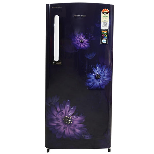 Voltas Beko 210 L 5 Star Single Door Refrigerator (Dahlia Blue, RDC245A/W0DBETM000UGD) | Direct Cool | Fresh Box Technology | Energy Efficient