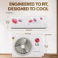 LG US-Q19FWZE 1.5 Ton 5 Star AI+ Convertible 6-in-1 Dual Inverter Split AC (Wi-Fi, Energy Manager+, HD Filter, Copper, White Floral, R32)