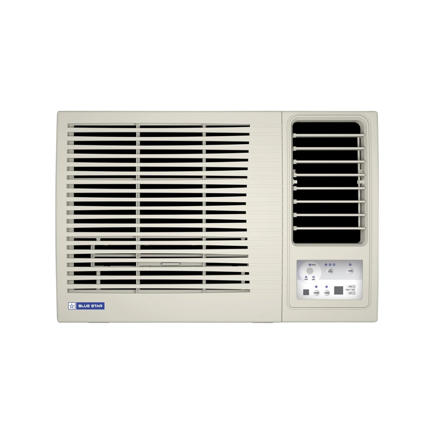Blue Star WFE309L 0.8 Ton 3 Star Fixed Speed Window AC (Copper, Turbo Cool, Fan Modes-Auto/High/Medium/Low, Hydrophilic Blue Fins, Dust Filters, Self-Diagnosis, White)