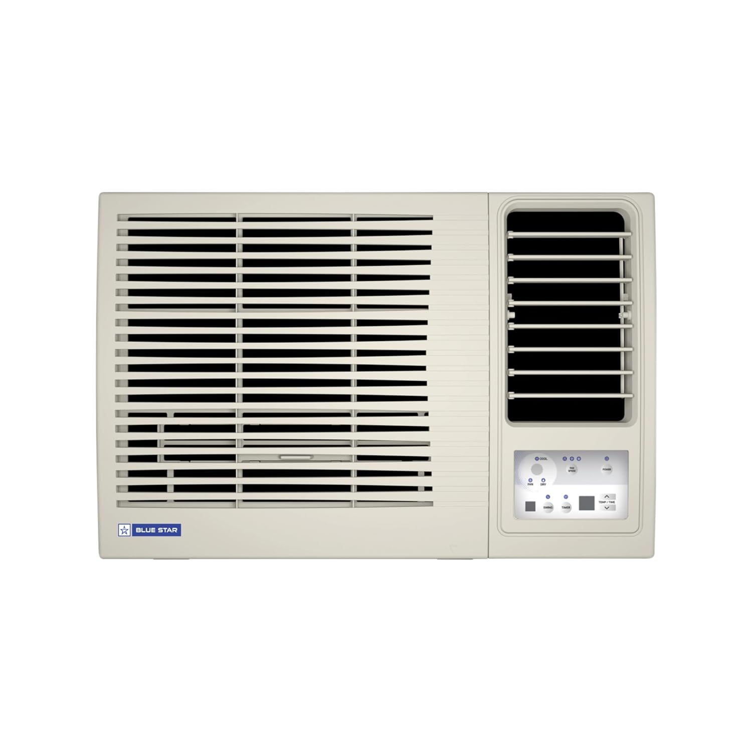 Blue Star WFE309L 0.8 Ton 3 Star Fixed Speed Window AC (Copper, Turbo Cool, Fan Modes-Auto/High/Medium/Low, Hydrophilic Blue Fins, Dust Filters, Self-Diagnosis, White)