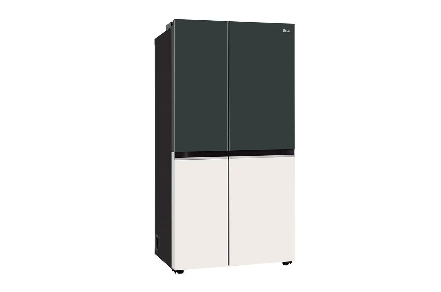 LG GL-B257EET3 650L Side-By-Side Refrigerator with Door Cooling+™, WiFi Convertible, Smart Diagnosis