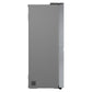 LG GL-B257HDS3 650 L Frost Free Smart Inverter Double Door Side By Side Refrigerator( Dazzle Steel, Convertible)