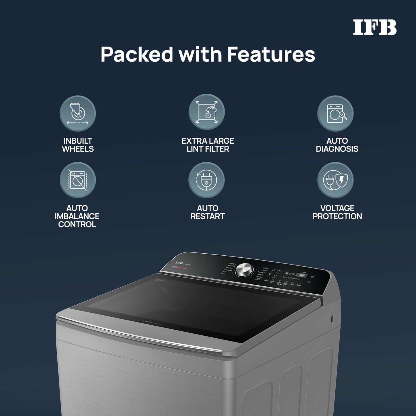 IFB TL111IN3SN 11 Kg 5 Star with DeepClean Technology, AI Powered, Fully Automatic Top Load Washing Machine (  PowerSteam®, Inbuilt Heater, 5D Wash, Aqua Energie, Inox)