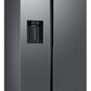 Samsung RS78CG8543S9HL 633L 3 Star AI Inverter Side-by-Side Refrigerator | Convertible 5-in-1 | Twin Cooling | Wi-Fi & Ice Water Dispenser | Refined Inox
