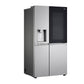 LG GL-X257ABS3 630L Side-by-Side Refrigerator, InstaView, Noble Steel, 3 Star