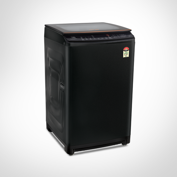 Voltas Beko WTL75VPSGH 7.5 Kg 5 Star Inverter Fully Automatic Top Load Washing Machine | Fountain Wash | Monsoon Dry | Black