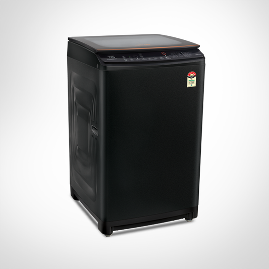 Voltas Beko WTL75VPSGH 7.5 Kg 5 Star Inverter Fully Automatic Top Load Washing Machine | Fountain Wash | Monsoon Dry | Black