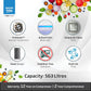 Voltas Beko RSB585/FPV300RXID 563 L Inverter Frost Free Side-by-Side Refrigerator (Inox, 2024 Model) with ProSmart Compressor, Active Fresh Blue Light & Multi Airflow – Made in India