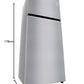 LG GL-S422SPZY 398 L 2 Star Frost-Free Smart Inverter Double Door Refrigerator ( Shiny Steel, Convertible with Express Freezing)