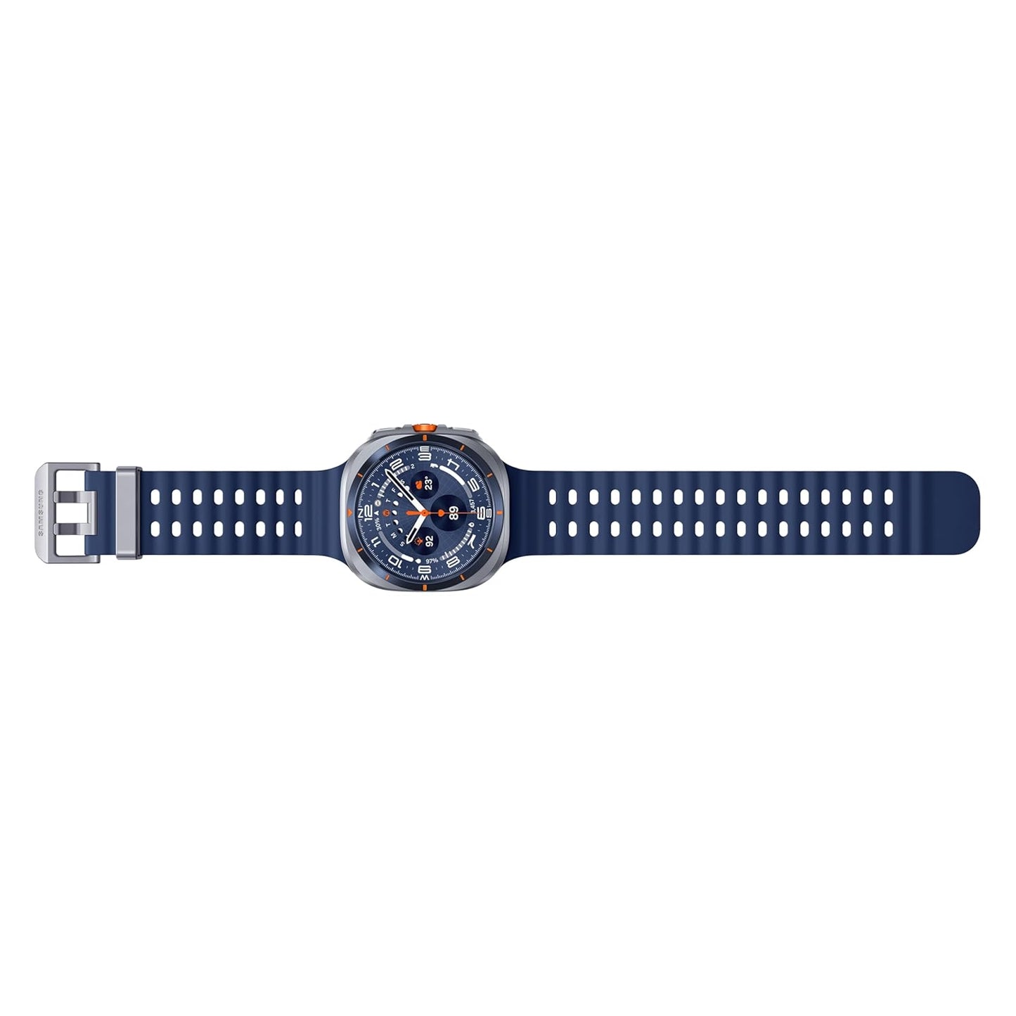 Samsung Galaxy Watch Ultra (47mm, LTE, Titanium Blue) with Upto 100h Battery | 3nm Processor | Dual GPS | Quick Button/Siren | Sapphire Glass | 10ATM & IP68 | BP & ECG Monitor | Energy Score & Ages