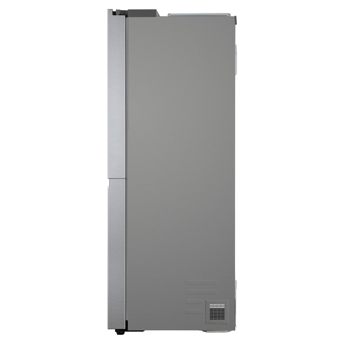 LG GL-B257HDS3 650 L Frost Free Smart Inverter Double Door Side By Side Refrigerator( Dazzle Steel, Convertible)