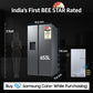 Samsung RS78CG8543S9HL 633L 3 Star AI Inverter Side-by-Side Refrigerator | Convertible 5-in-1 | Twin Cooling | Wi-Fi & Ice Water Dispenser | Refined Inox
