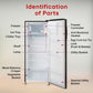 LG GL-B281BESX 261L 3 Star Direct Cool Single Door Refrigerator | Smart Inverter | Ebony Sheen | Suraj Electronics Delhi NCR