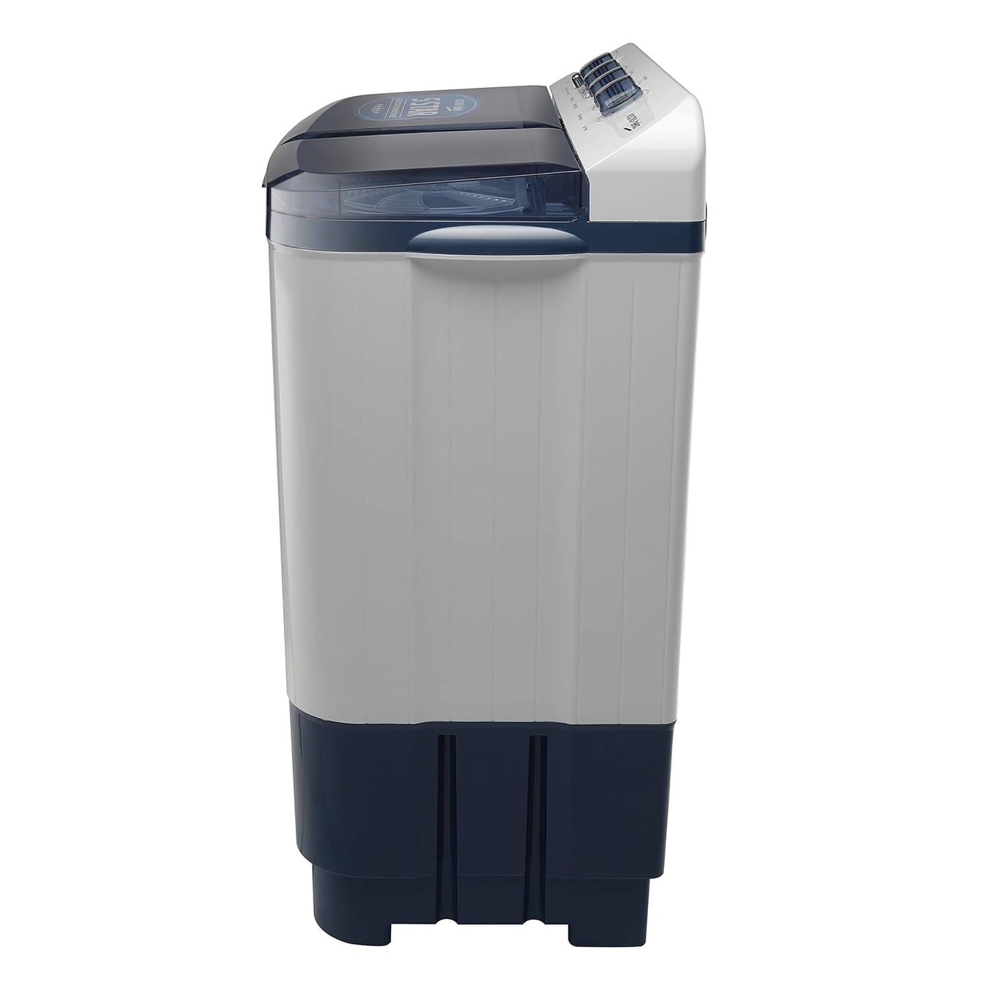 Voltas Beko WTT80DBLT 8 Kg Semi-Automatic Top Load Washing Machine | Double Waterfall | Soft Close Lid | Dual Cassette Filter | 1300 RPM Fast Dry | Sky Blue | Suraj Electronics