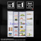 Samsung RS78CG8543S9HL 633L 3 Star AI Inverter Side-by-Side Refrigerator | Convertible 5-in-1 | Twin Cooling | Wi-Fi & Ice Water Dispenser | Refined Inox