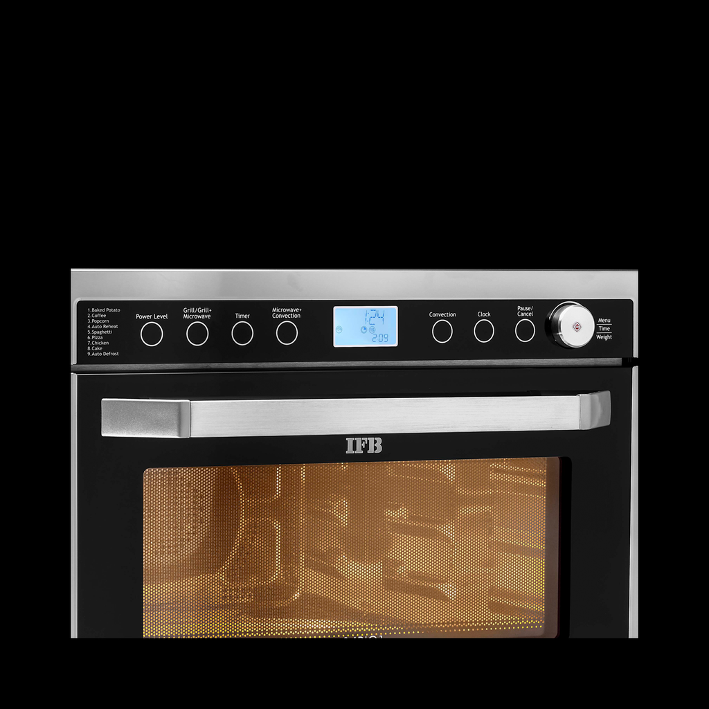 IFB 34BIC1 34 L Built-In Convection Microwave Oven with Auto Cook, Combi-Tec, Grill & Child Lock (Metallic Silver)