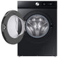 Samsung WD12FB7B34GBTL 12kg/7kg 5 Star AI EcoBubble Wi-Fi Inverter Fully Automatic Front Load Washer Dryer – Black | AI Control, Hygiene Steam, Air Wash