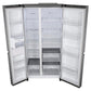 LG GL-B257HDS3 650 L Frost Free Smart Inverter Double Door Side By Side Refrigerator( Dazzle Steel, Convertible)