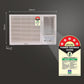 Hitachi RAW518HHEO 1.5 Ton 5 Star Inverter Window AC (100% Copper, R32 Refrigerant, Auto Restart, White)