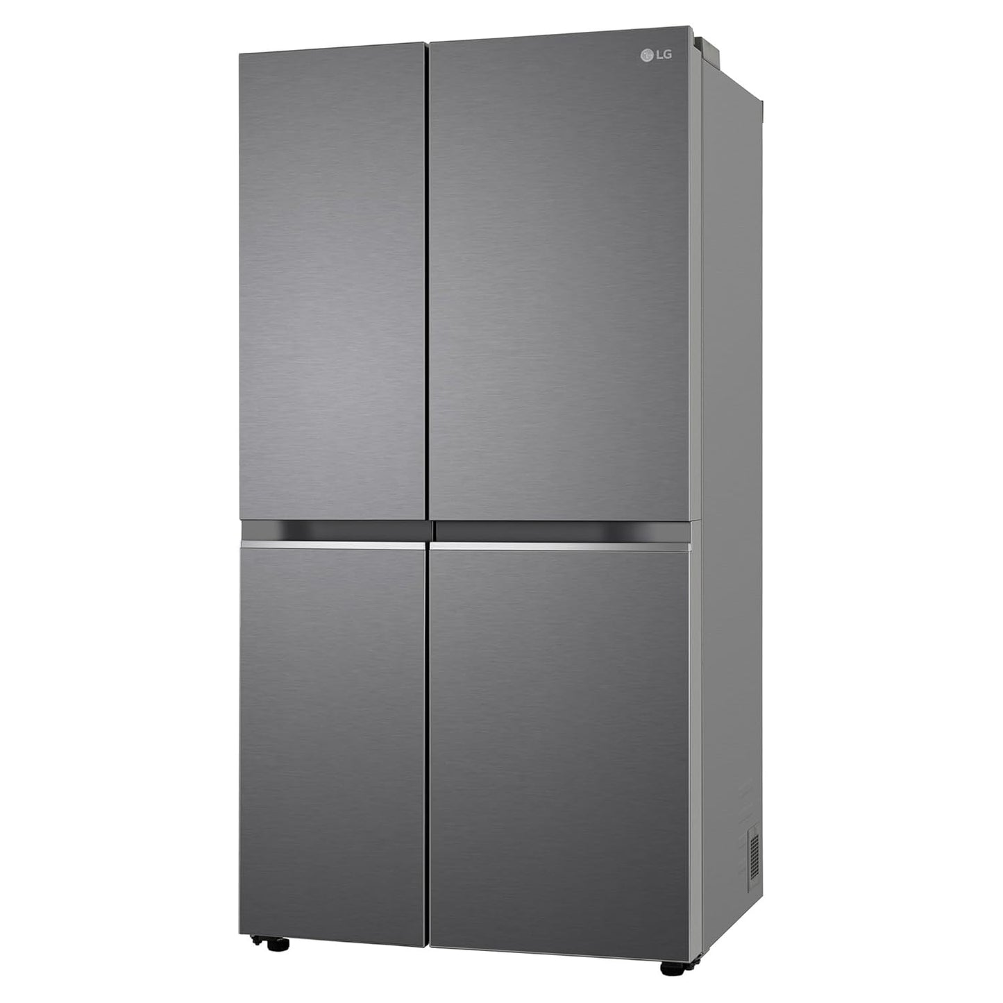 LG GL-B257HDS3 650 L Frost Free Smart Inverter Double Door Side By Side Refrigerator( Dazzle Steel, Convertible)