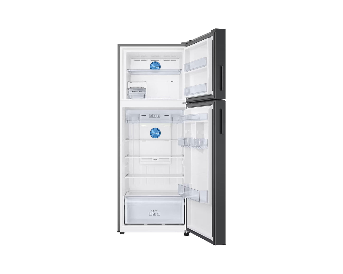 Samsung RT80F51C2FHL 467L 5-in-1 Convertible Double Door Refrigerator (Black DOI, Twin Cooling, Wi-Fi Enabled, Digital Inverter Compressor)
