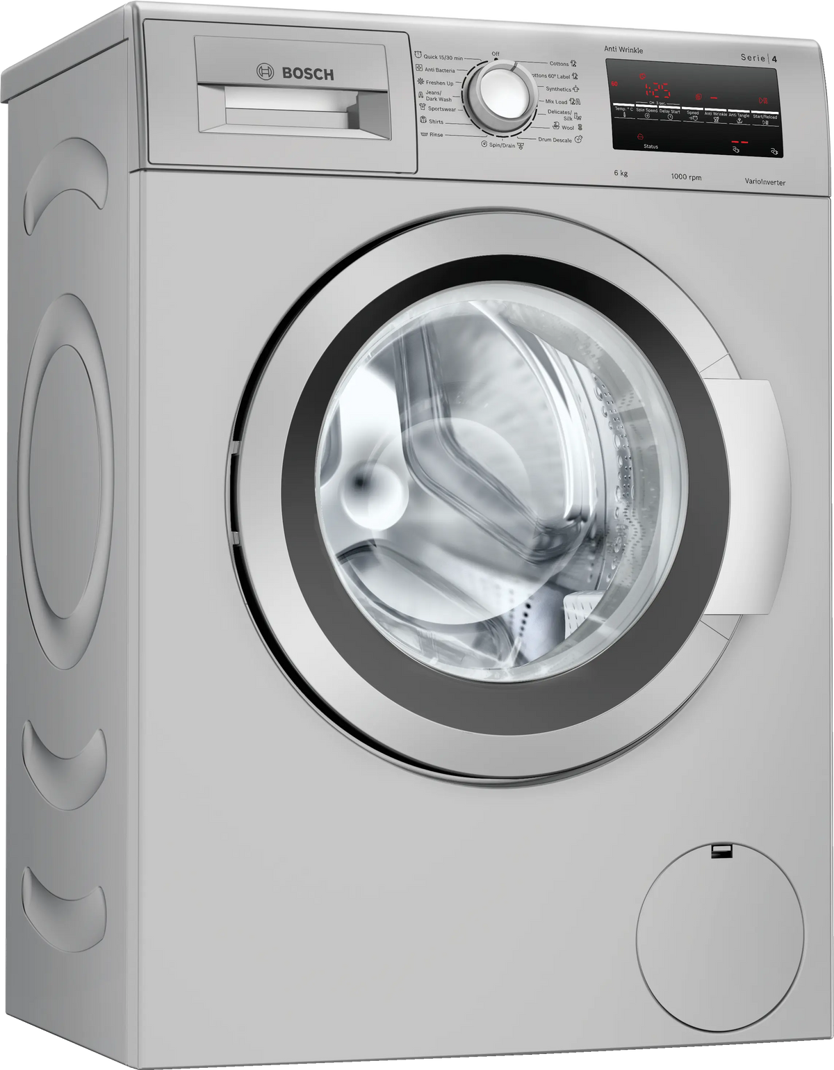 Bosch Series 4 washing machine 6 kg 1000 rpm — WLJ2046SIN — product view