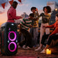 LG XL9T XBOOM 2.0 Ch Portable Bluetooth Party Speaker with Dual 8” Woofers, Pixel LED Lights, DJ & Guitar Input, IPX4 Water Resistance – Black