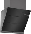 Bosch DWKF68G60I 60cm Wall Mounted Chimney with 950 CMH Suction, Filterless Auto-Clean Technology & Touch Control Panel (Black Glass Finish)